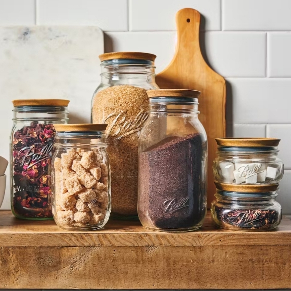 Ball Wooden Lids